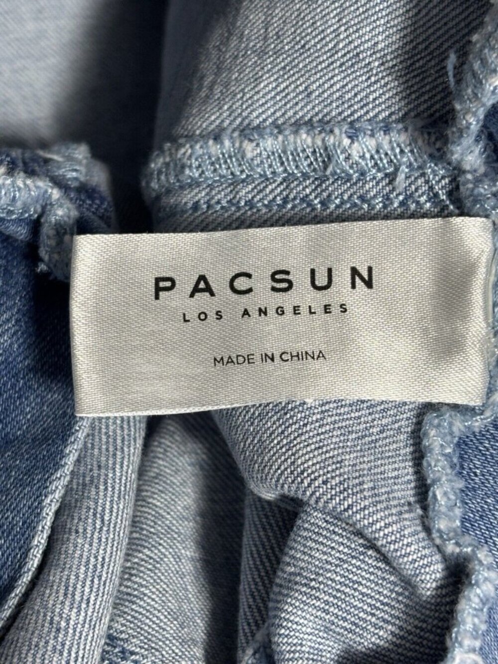 Pacsun Los Angeles Skirt Womens Size 25 Blue Denim Mini - Picture 4 of 5